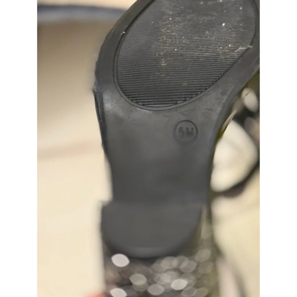Guess Glitter Sparkly Size 5 Heels Sandals - Picture 7 of 14